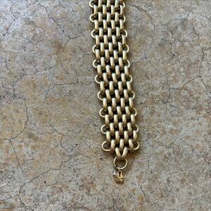 Lucky brand gold mesh bracelet
